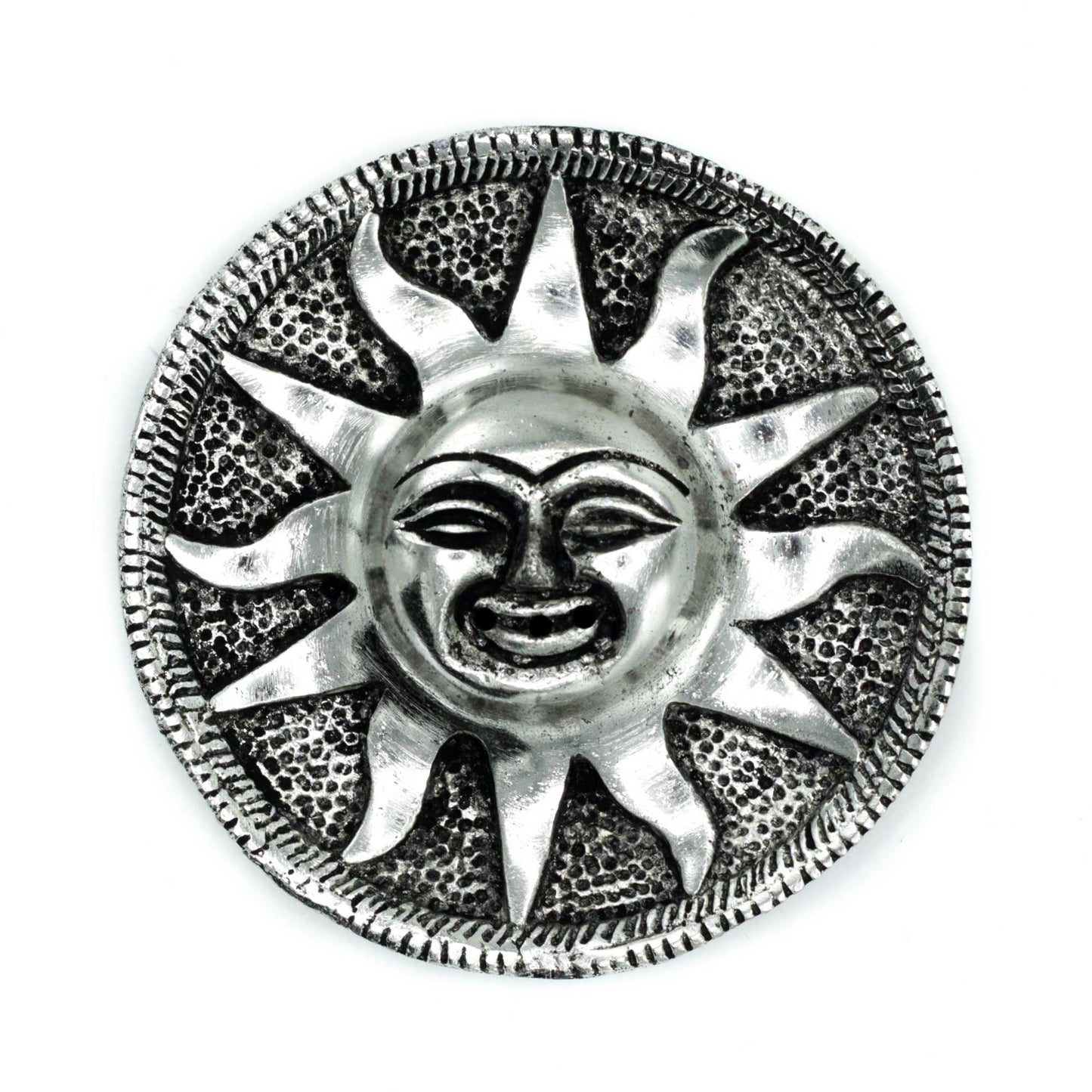 Sonne Räucherhalter aus poliertem Aluminium 9m
