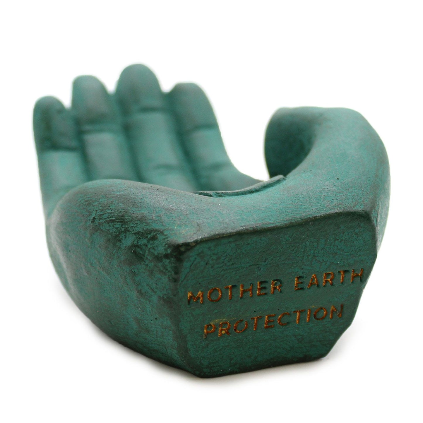 Hand Räuchergefäß Erdschutz (grün)