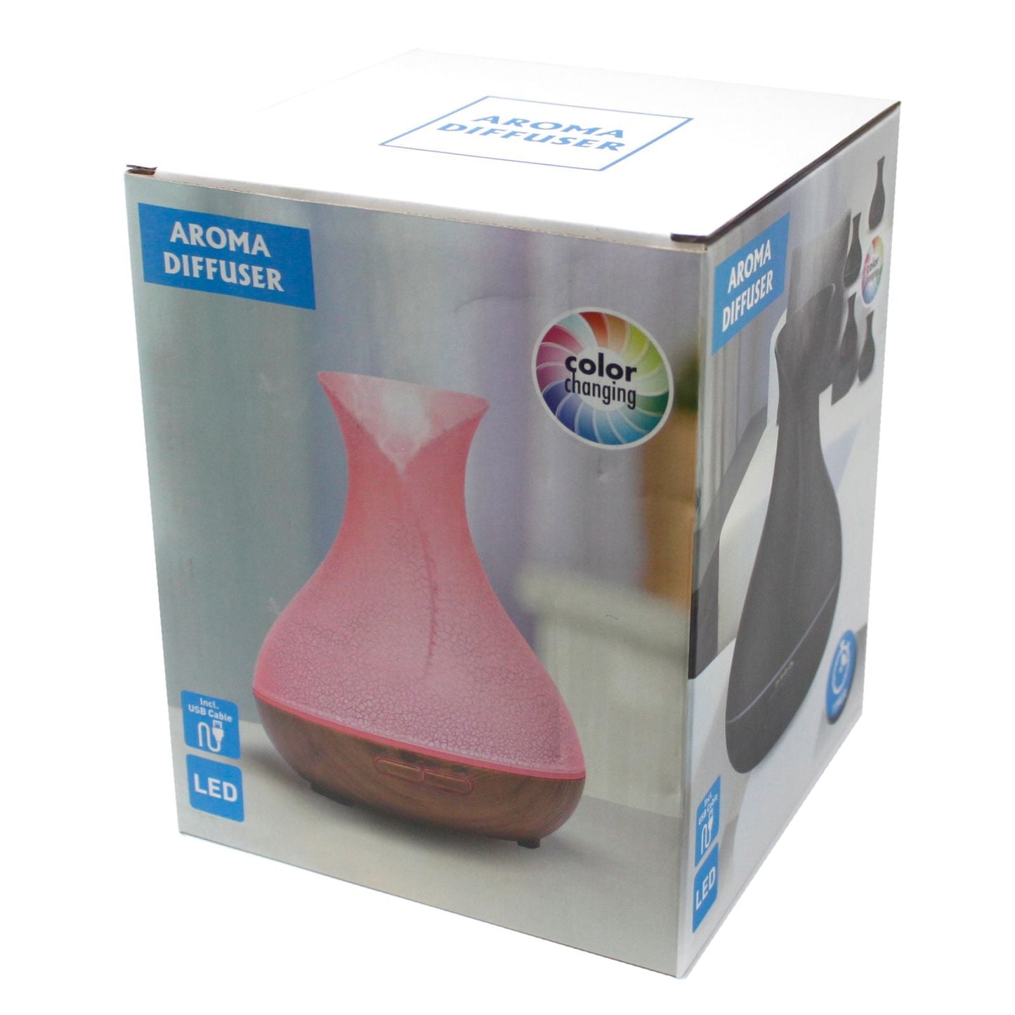 Palma LED Aroma Diffusor Perlmutt Muschel Effekt