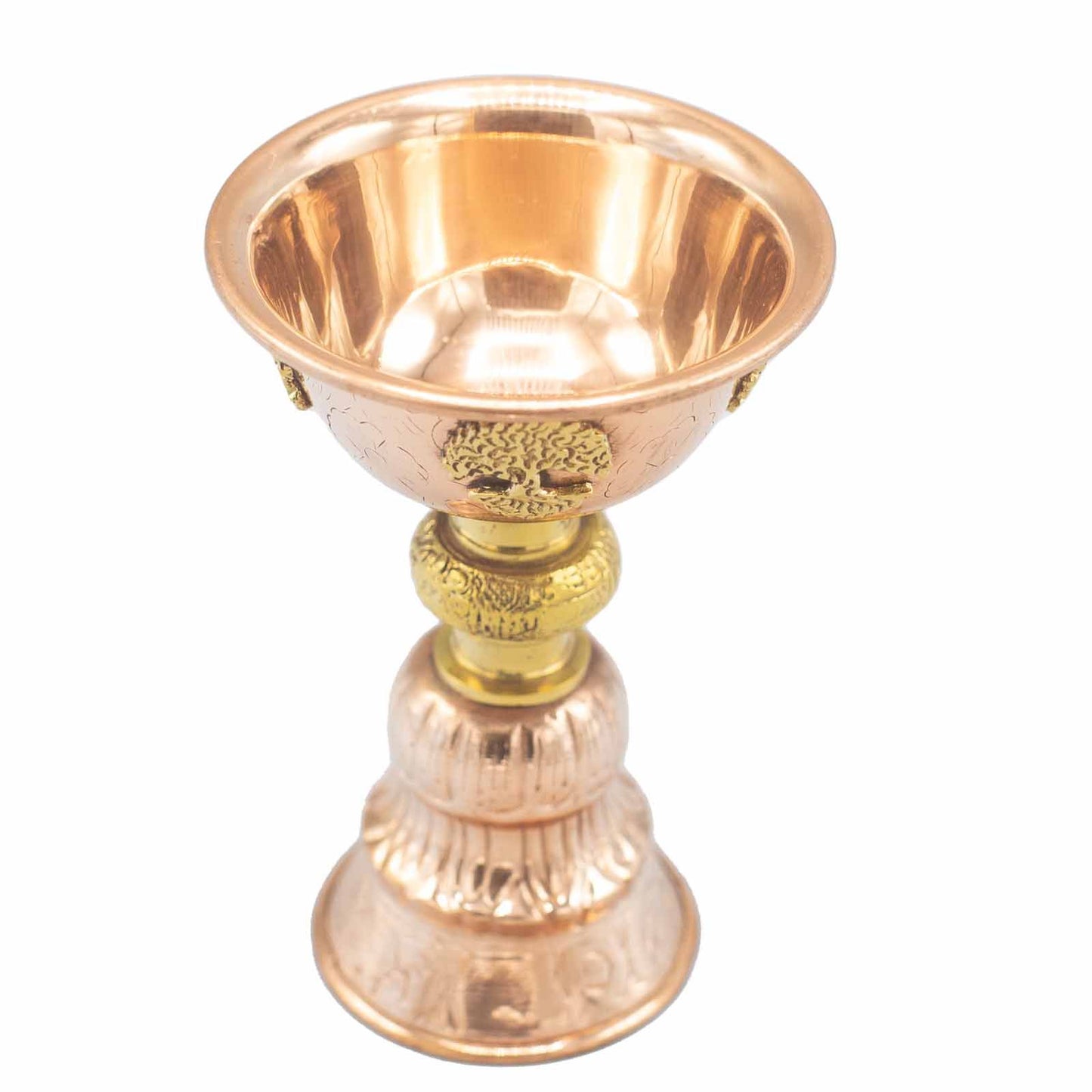 Kupfer Ritualkelch mit Lebensbaum 10x15cm
