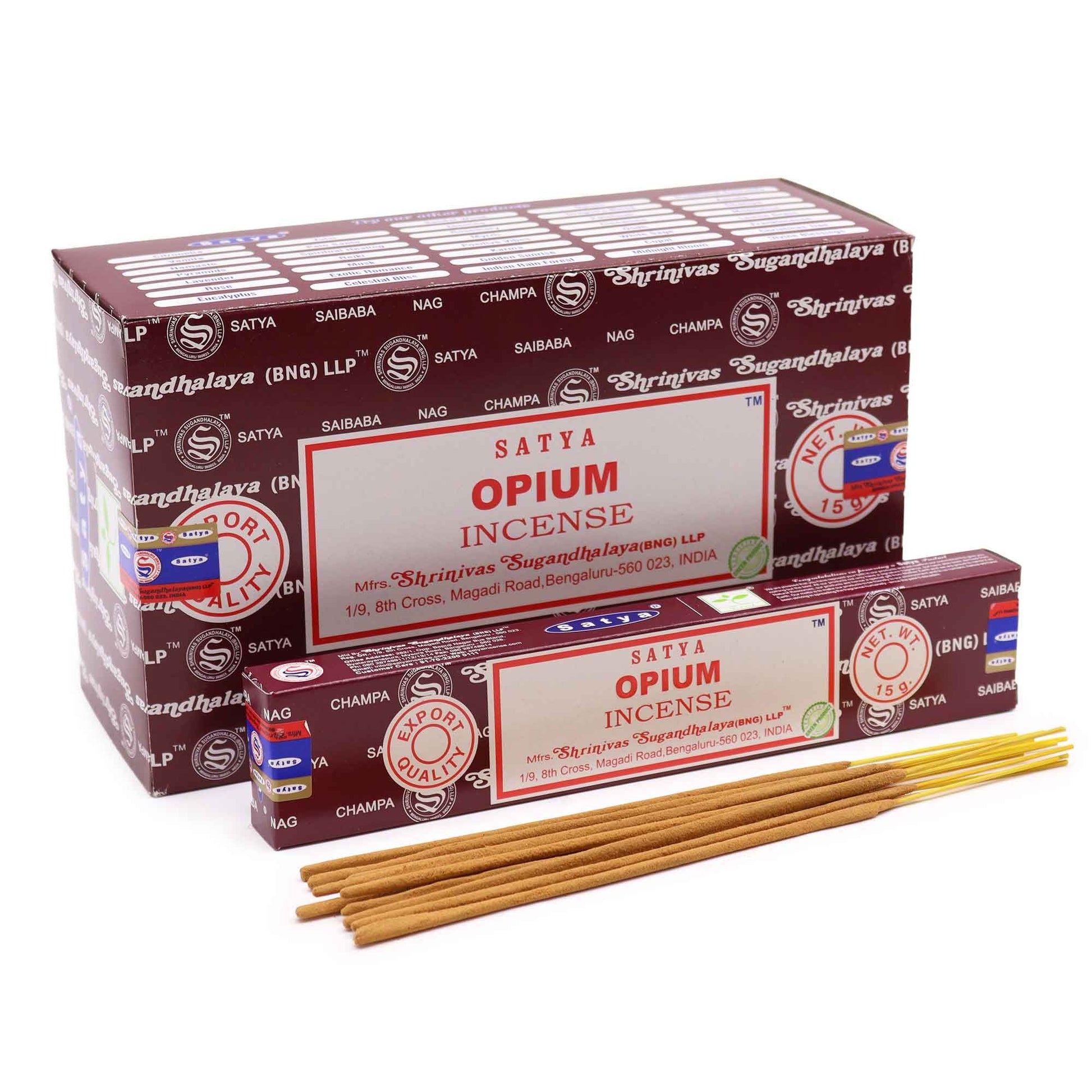 Satya Räucherstäbchen Opiumduft 15 g, Produktansicht 3