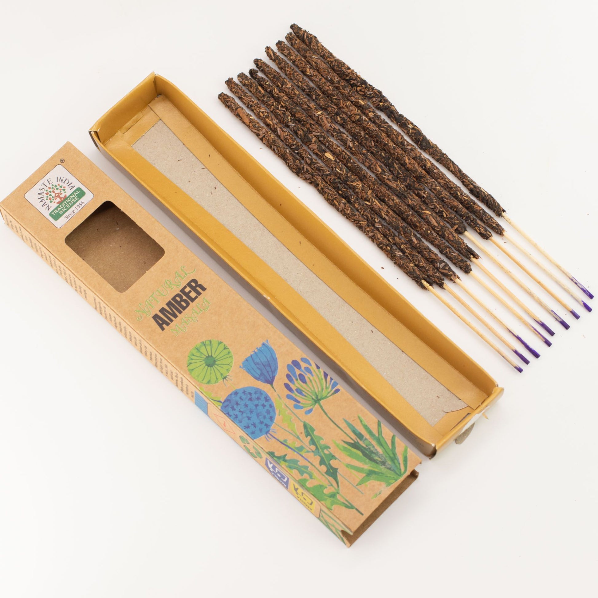 Natürliche botanische Masala Räucherstäbchen Amber, Produktansicht 5