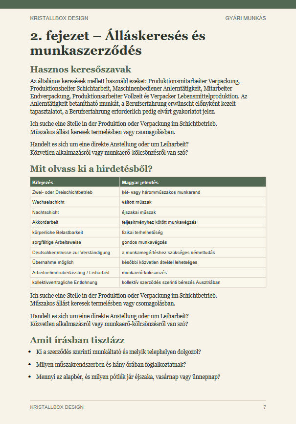 E-book mintaoldal