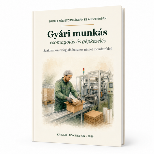 Gyári munkás magyar-német nyelvű e-book