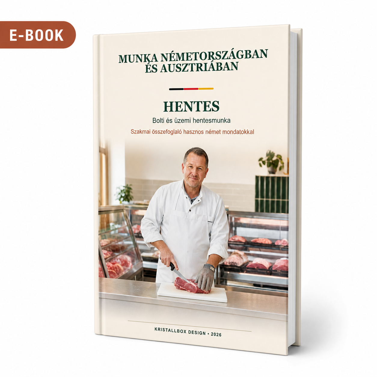 Hentes szakmai német e-book - bolti és üzemi munkához