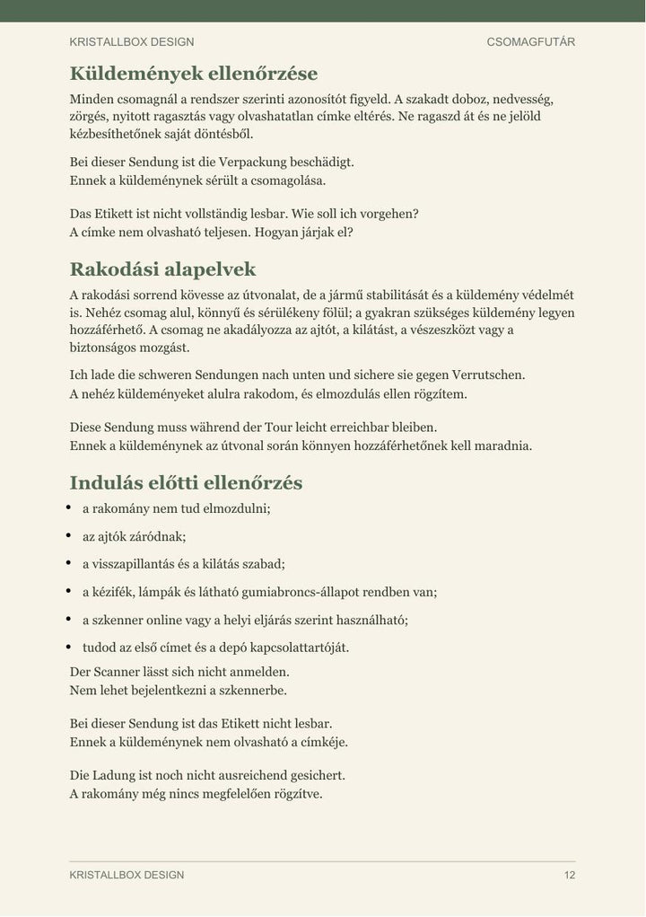Munkahelyi helyzet