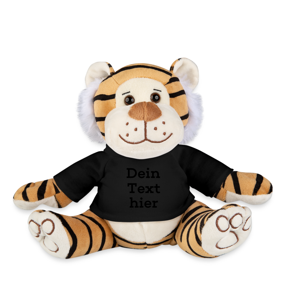 Personalisiertes Kuscheltier Plüschtiger Stofftier - Schwarz