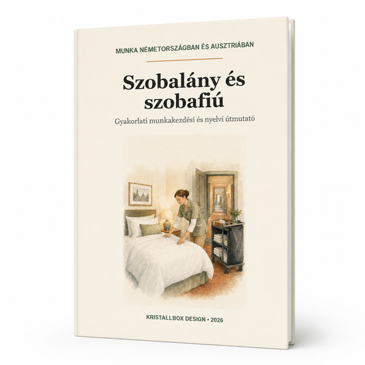 Szobalány, szobafiú E-book, munkahelyi német nyelv