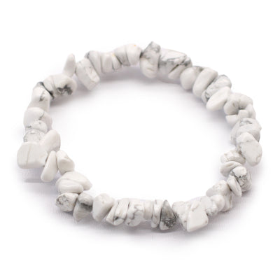Badebombe mit Edelsteinarmband Weißer Jaspis