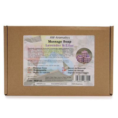 Massage Seife Lavendel und Flieder