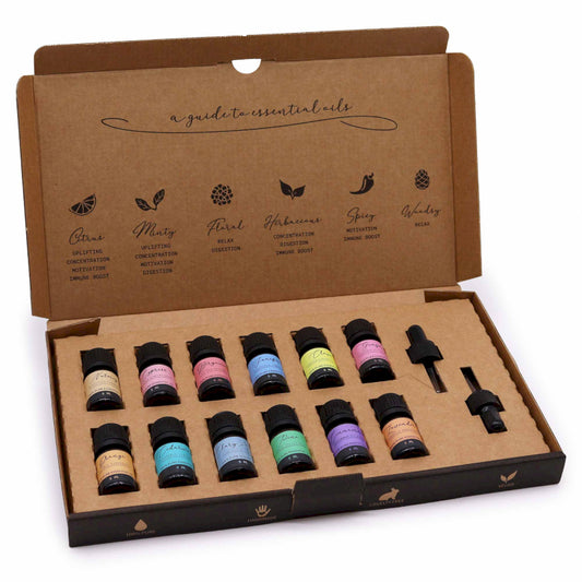 Aromatherapie Set mit ätherischen Ölen Herbst