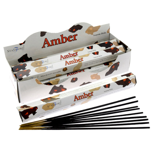 Premium Räucherstäbchen Amber