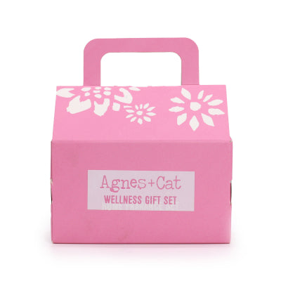 Agnes und Cat Wellness Geschenkset Blütenglück