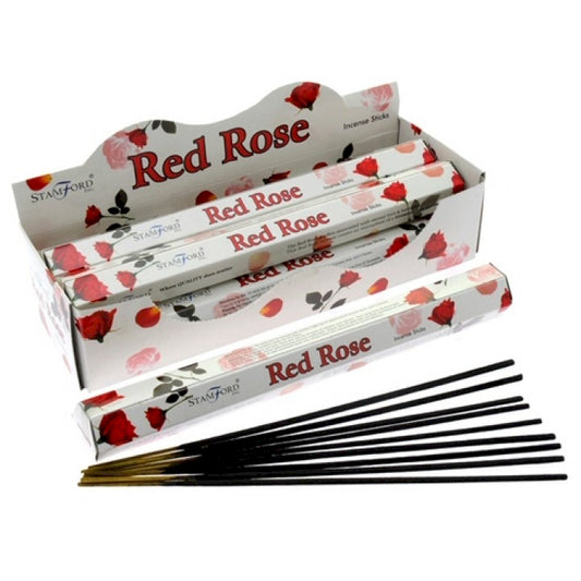 Premium Räucherstäbchen Rote Rose