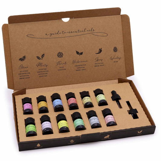 Aromatherapie Set mit ätherischen Ölen Frühling