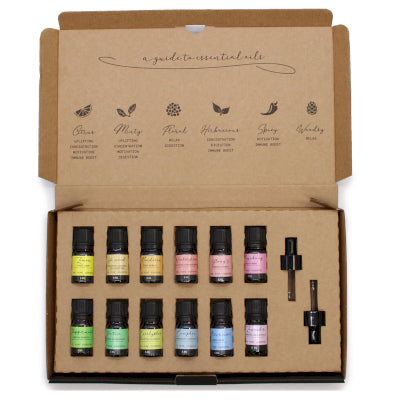 Aromatherapie Starterset mit ätherischen Ölen