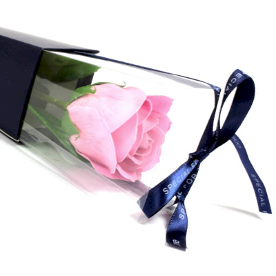 Einzelne Seifenrose Rosa Rose
