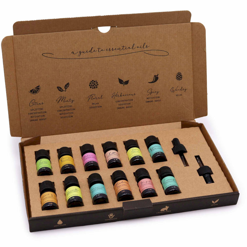 Aromatherapie Set mit ätherischen Ölen Sommer