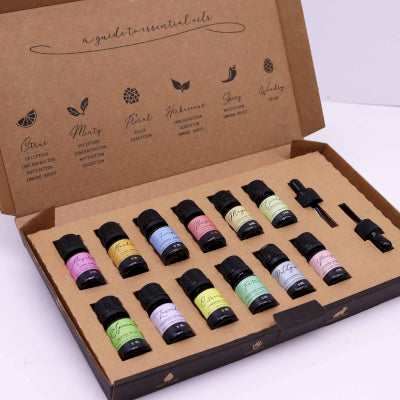 Aromatherapie Set mit ätherischen Ölen Frühling