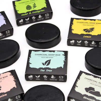 Aktivkohle Seife Lavendel 85 g