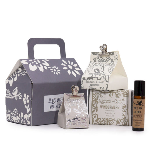 Agnes und Cat Wellness Geschenkset Seebrise