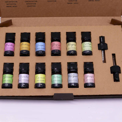 Aromatherapie Set mit ätherischen Ölen Frühling