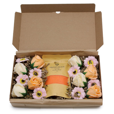 Wild Hare Badesalz und Blüten Geschenkset Neue Energie