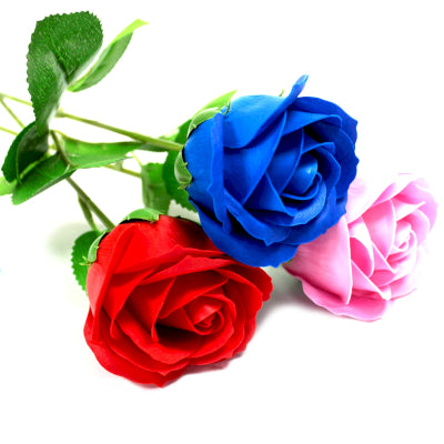 Einzelne Seifenrose Rosa Rose
