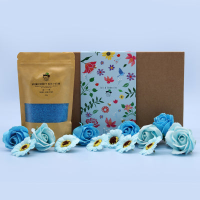 Wild Hare Badesalz und Blüten Geschenkset Tiefenentspannung