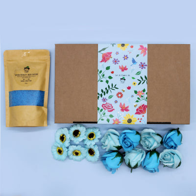 Wild Hare Badesalz und Blüten Geschenkset Tiefenentspannung