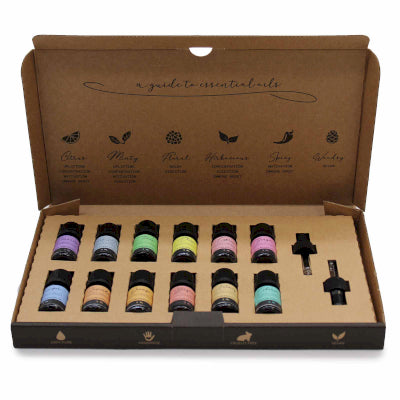 Aromatherapie Set mit ätherischen Ölen Herbst