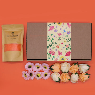 Wild Hare Badesalz und Blüten Geschenkset Neue Energie